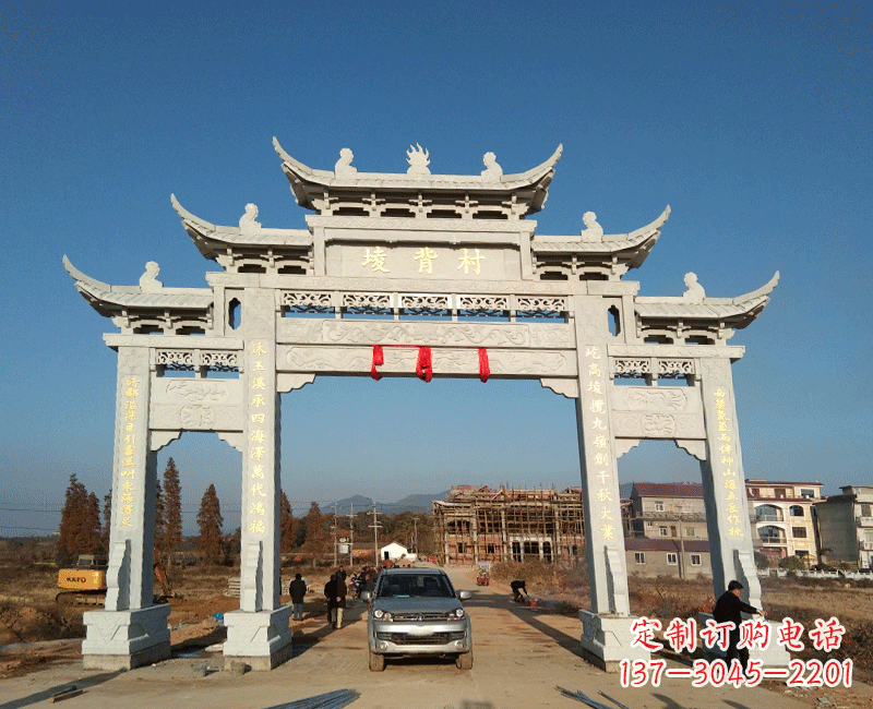 泸州全国著名景点石雕牌坊
