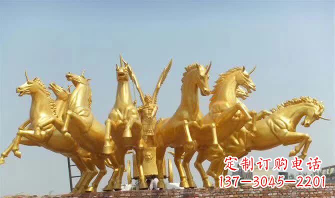泸州阿波罗战车铜雕