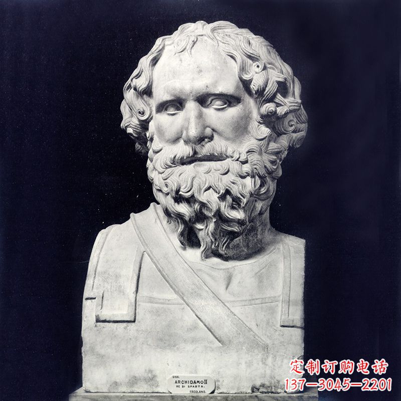 泸州阿基米德石雕头像传承古典美学