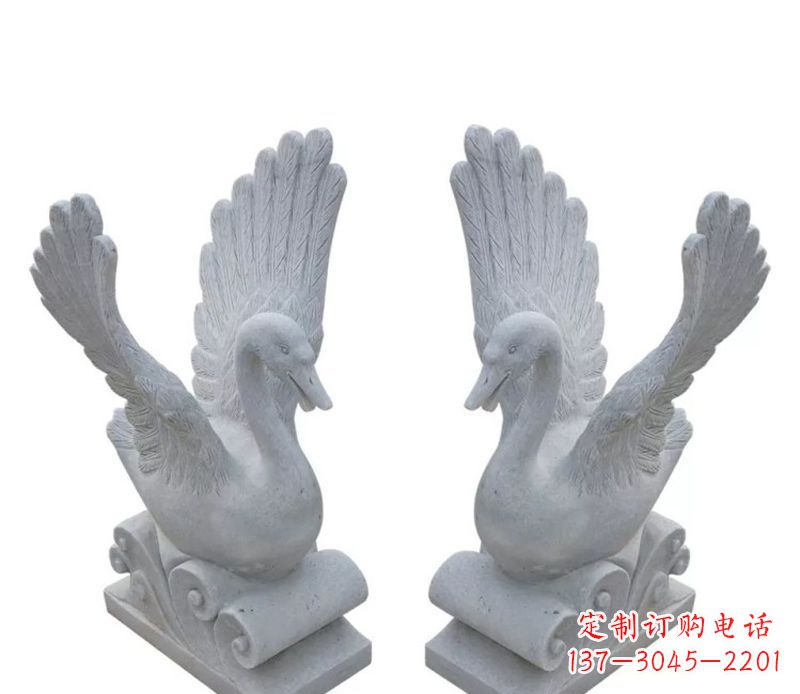 泸州白天鹅石雕
