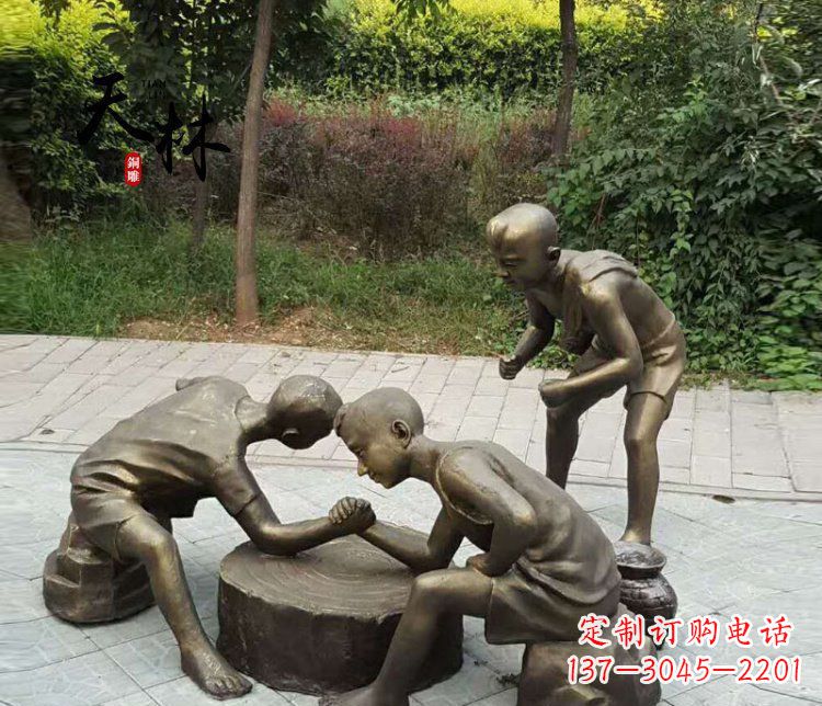 泸州儿童公园铜雕