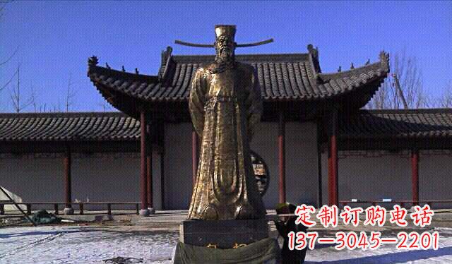 泸州包拯古代名人铜雕