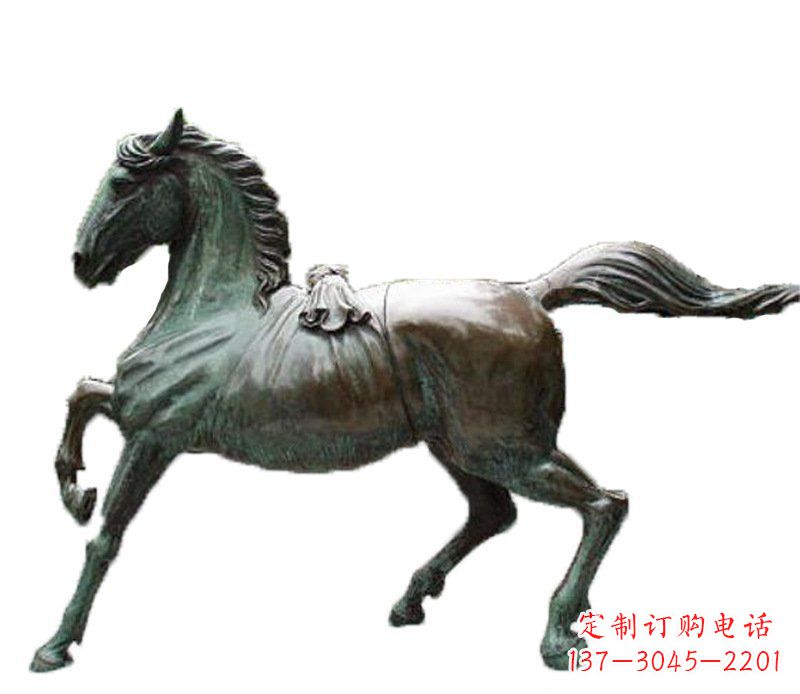 泸州别墅动物飞马铜雕摆件