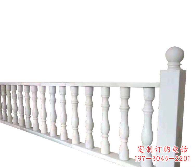 泸州别墅汉白玉栏杆景观石雕