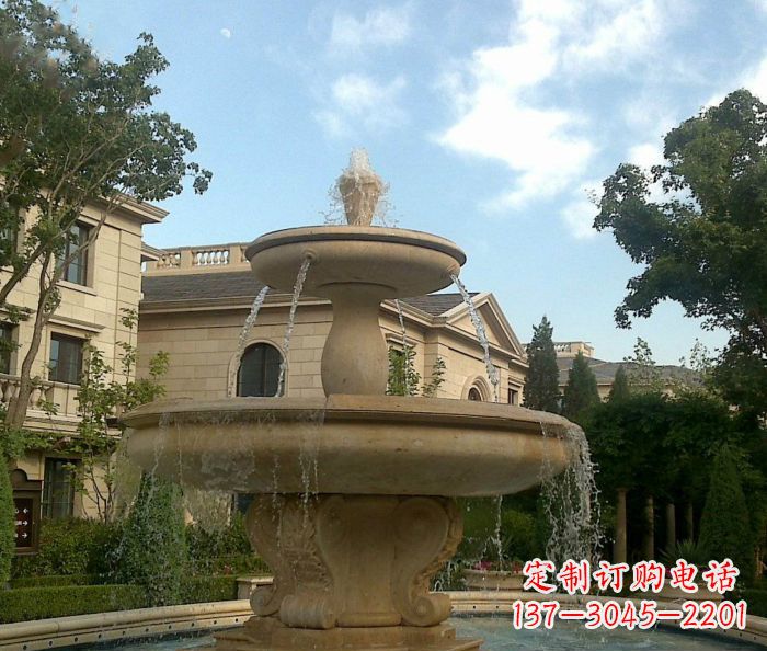 泸州别墅景观大理石喷泉雕塑