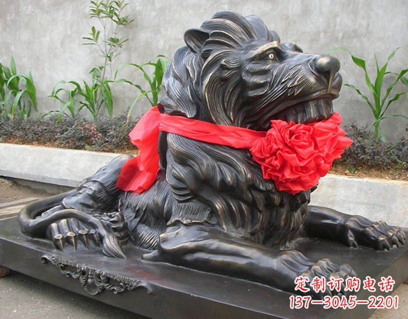 泸州铜质狮子雕塑