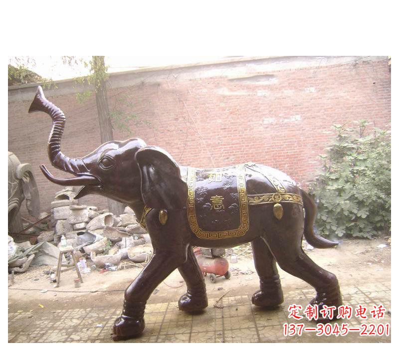 泸州玻璃钢大象雕塑