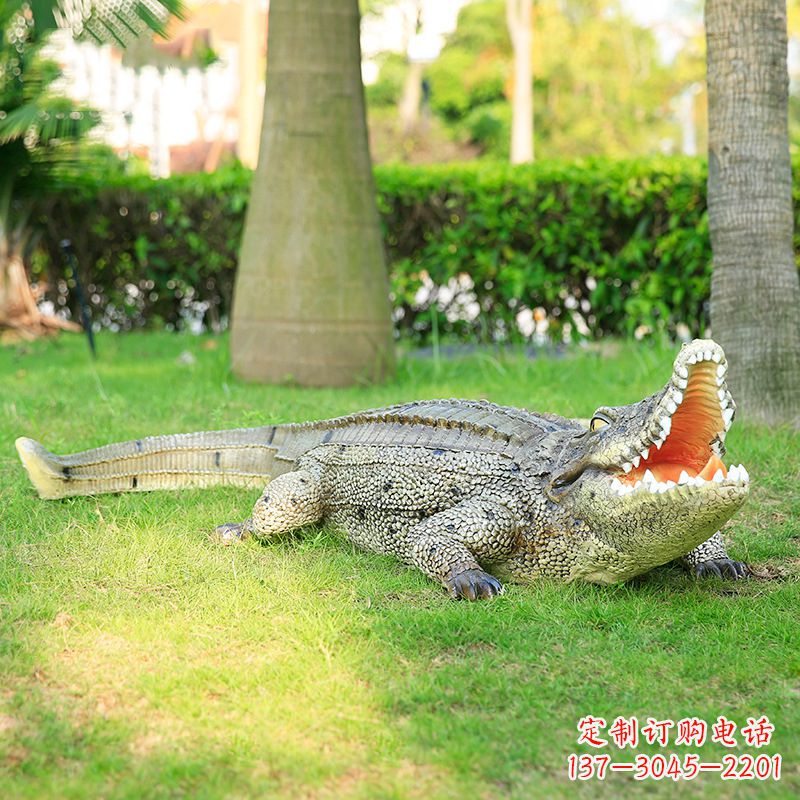 泸州玻璃钢仿真动物雕塑点亮园林景观