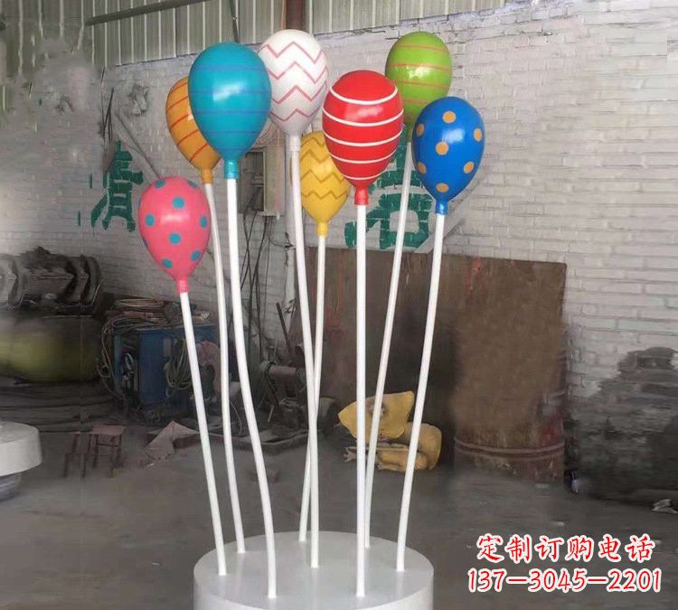 泸州玻璃钢仿真气球雕塑——精美绝伦