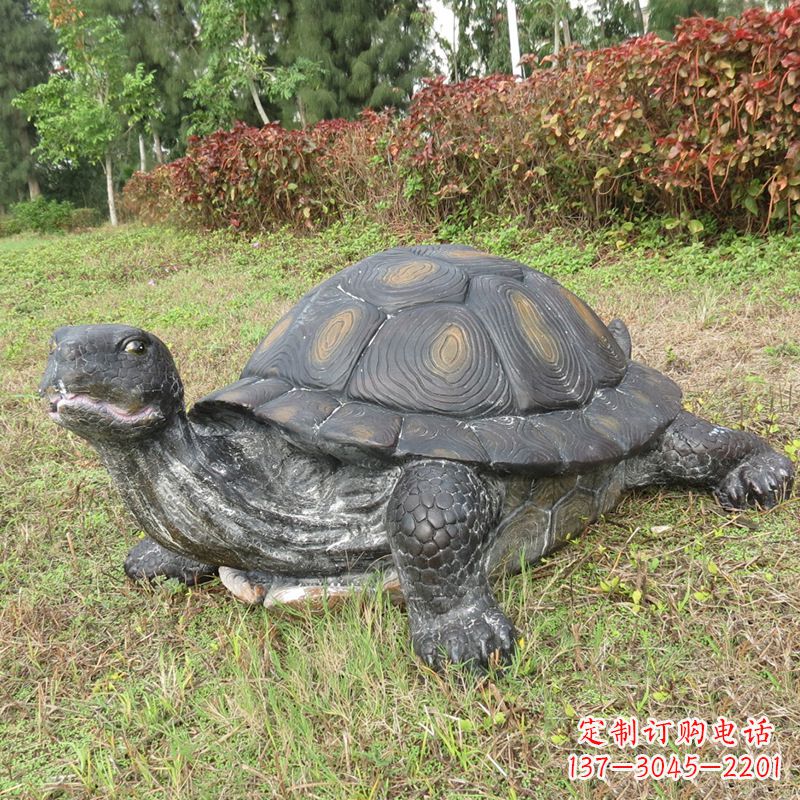 泸州玻璃钢乌龟雕塑传承古老文化