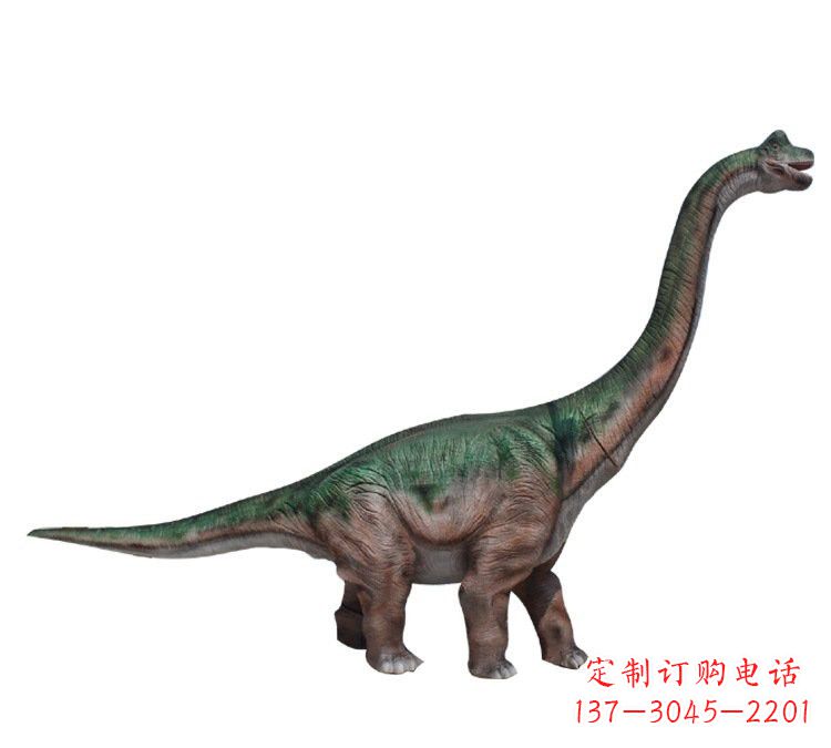 泸州玻璃钢仿真恐龙腕龙雕塑