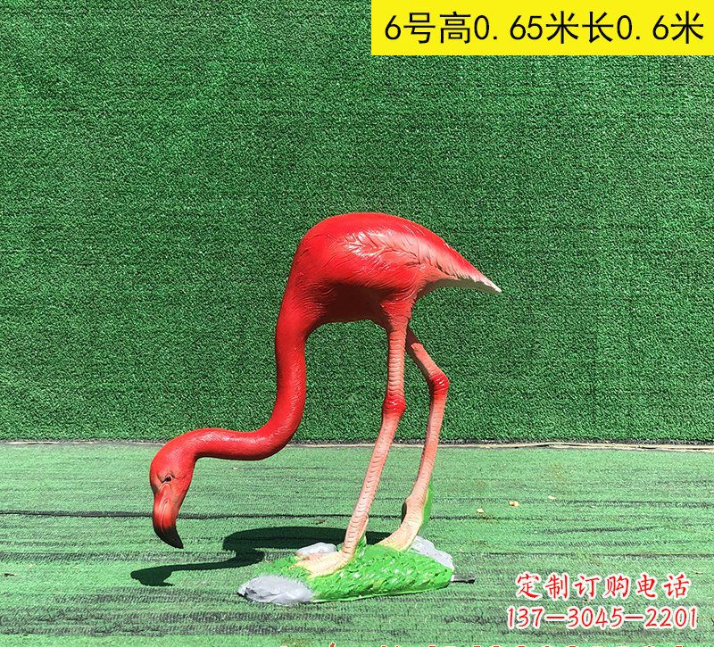 泸州精美玻璃钢火烈鸟雕塑