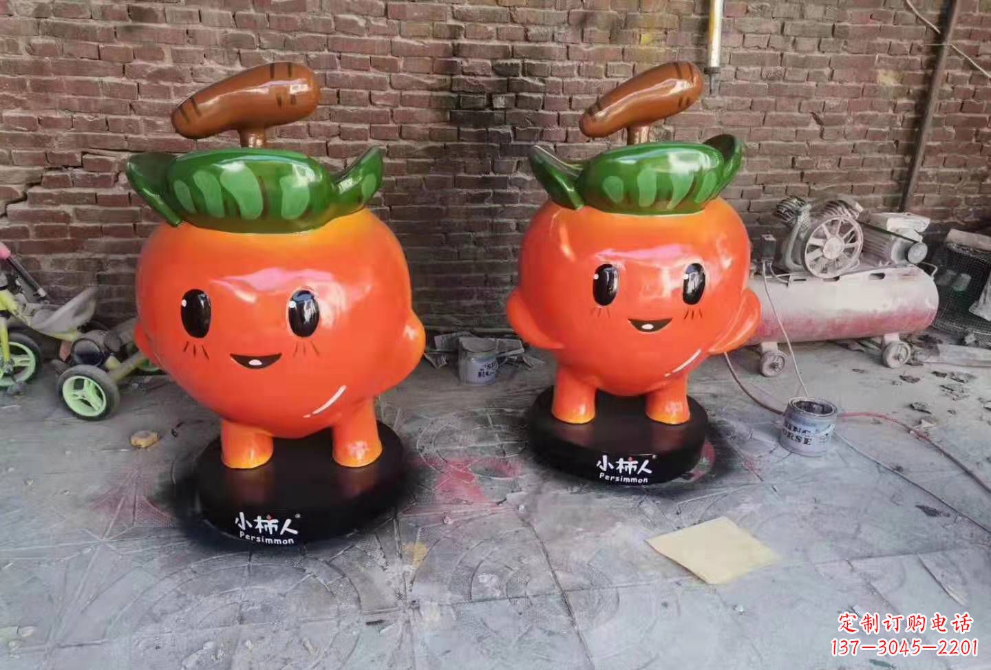 泸州精致玻璃钢卡通蔬菜雕塑