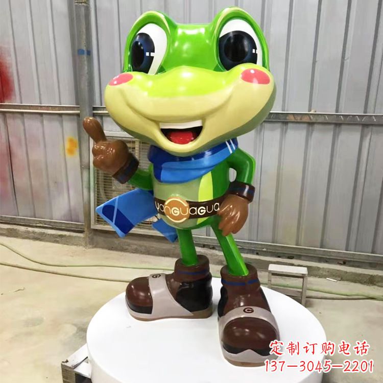 泸州玻璃钢青蛙雕塑——为商场儿童游乐场增添点缀