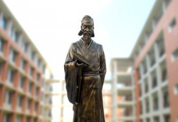 泸州祖冲之雕像——传承校园历史的象征