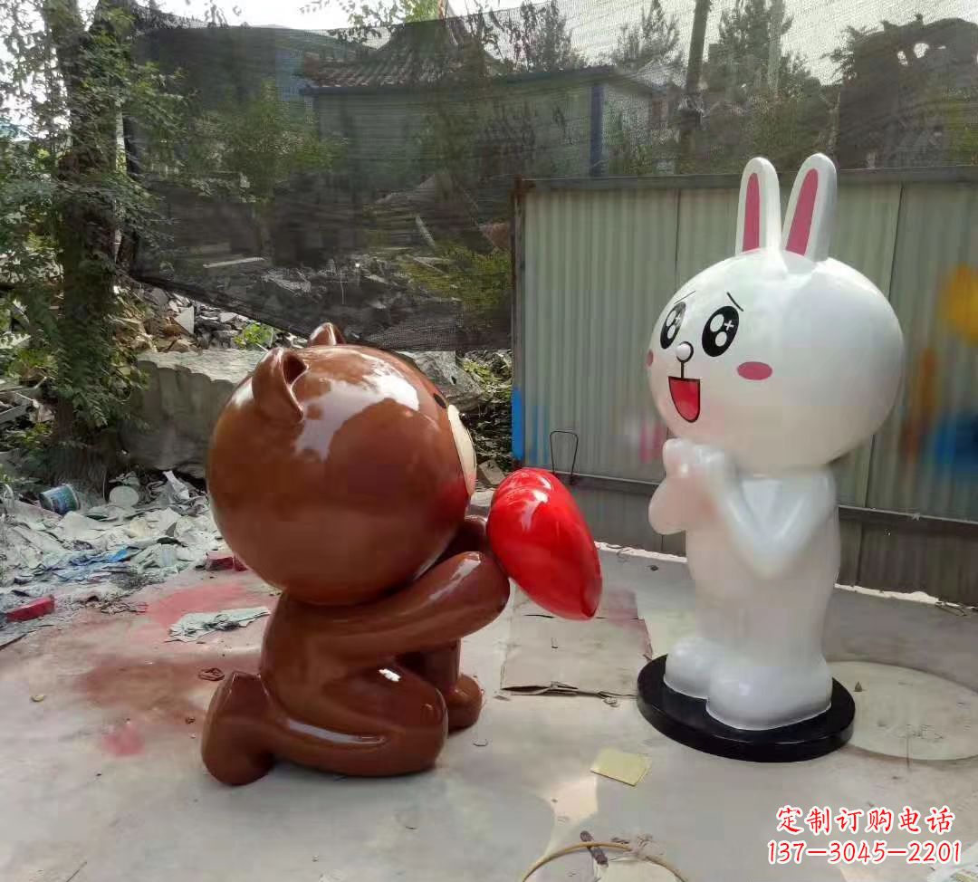 泸州玻璃钢卡通熊猫雕塑精美的动物雕塑