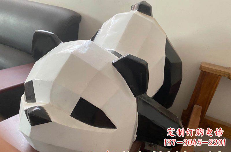 泸州玻璃钢熊猫雕塑