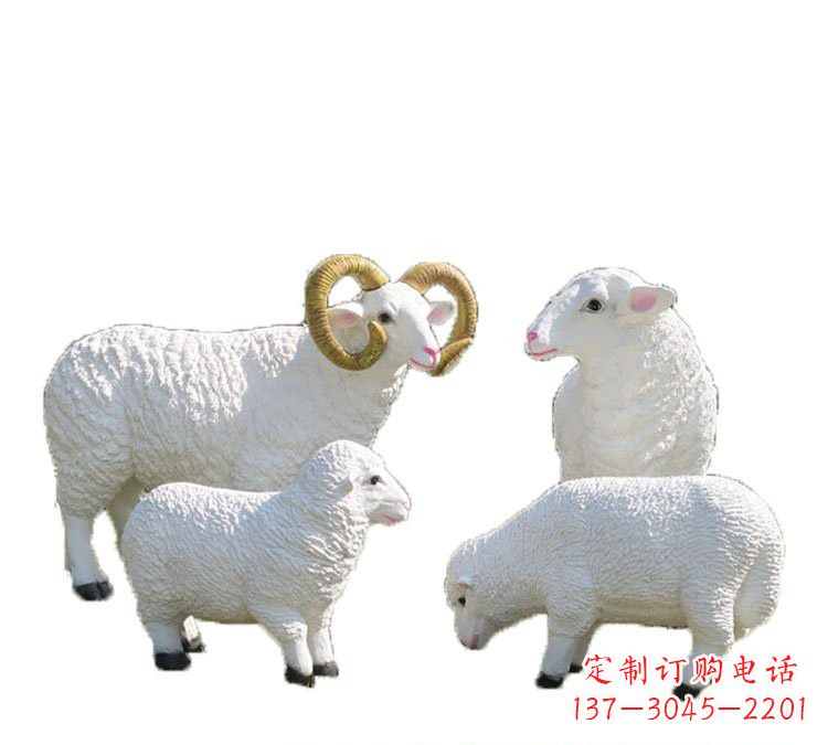 泸州玻璃钢山羊雕塑——传承藏区特色文化