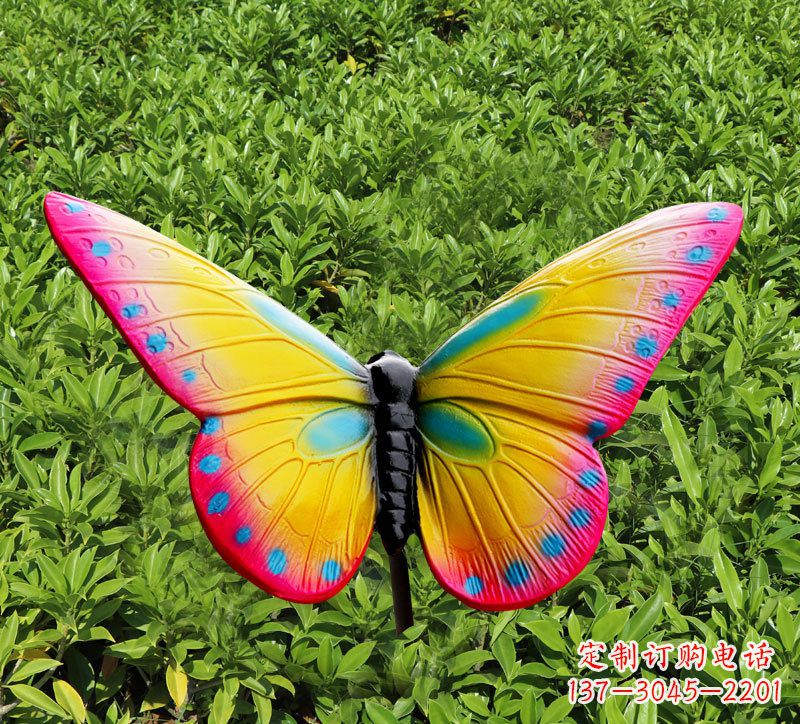 泸州玻璃钢树脂仿真蝴蝶雕塑