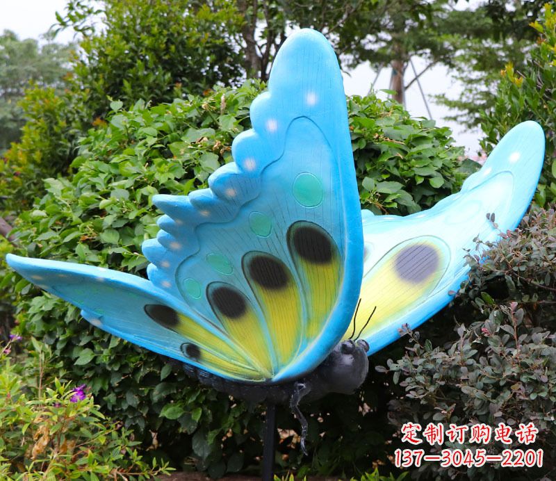 泸州玻璃钢树脂仿真蝴蝶雕塑