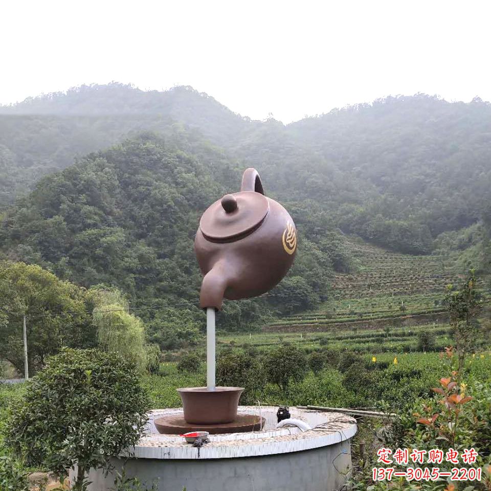 泸州玻璃钢天壶喷泉精致而神奇的雕塑