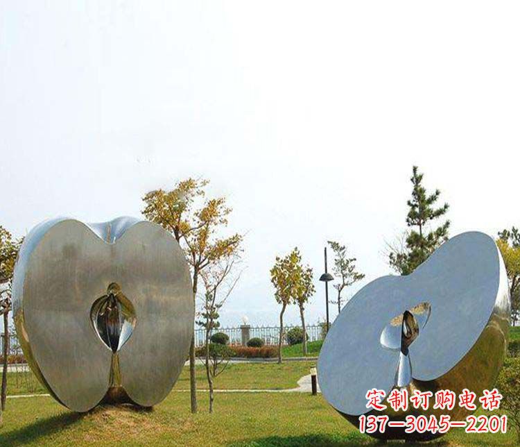 泸州不锈钢雕刻的苹果