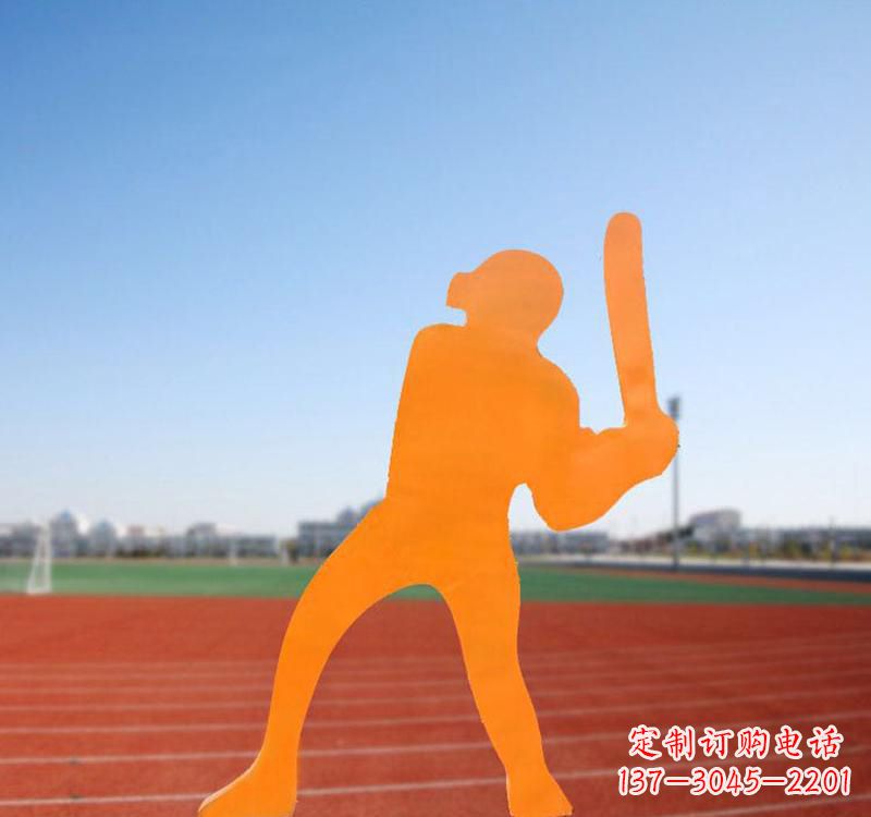 泸州棒球运动人物雕塑传承棒球精神