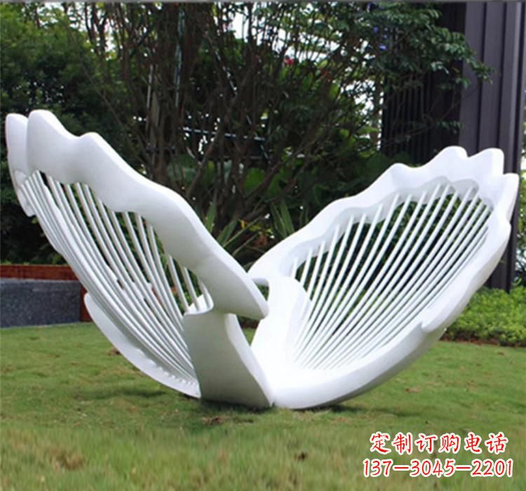 泸州不锈钢贝壳雕塑艺术精品