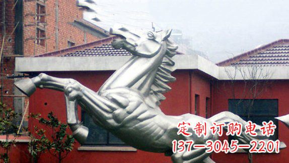 泸州不锈钢奔马雕塑展现力量与美感
