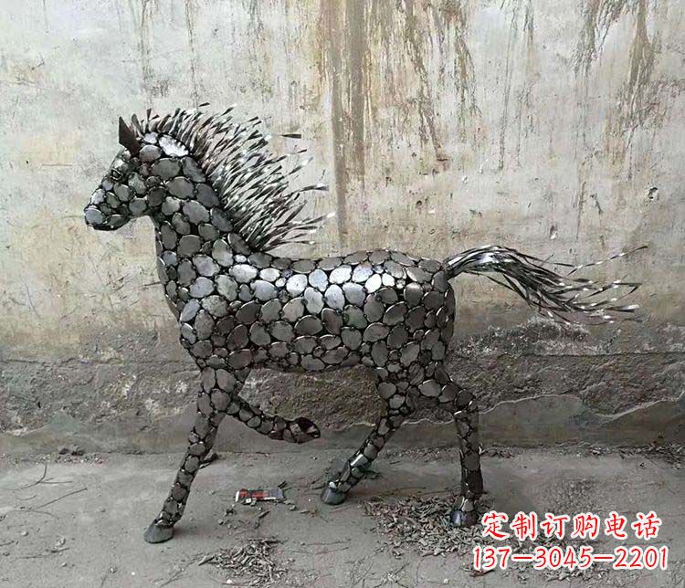 泸州不锈钢奔马雕塑艺术与自由的象征