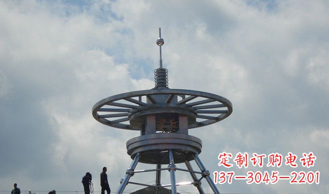 泸州不锈钢避雷针雕塑——安全守护者