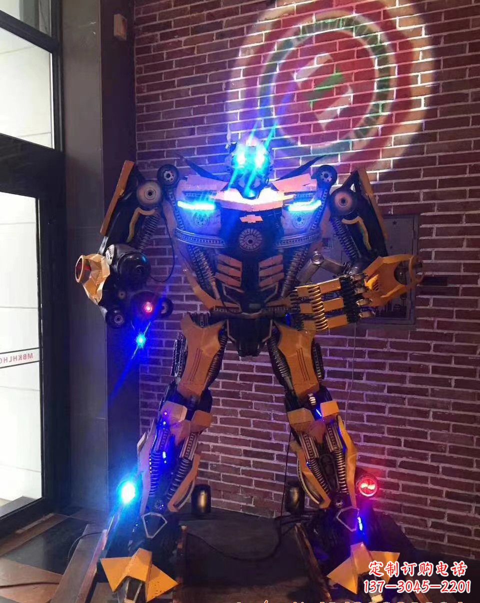 泸州不锈钢变形金刚雕塑经典改造