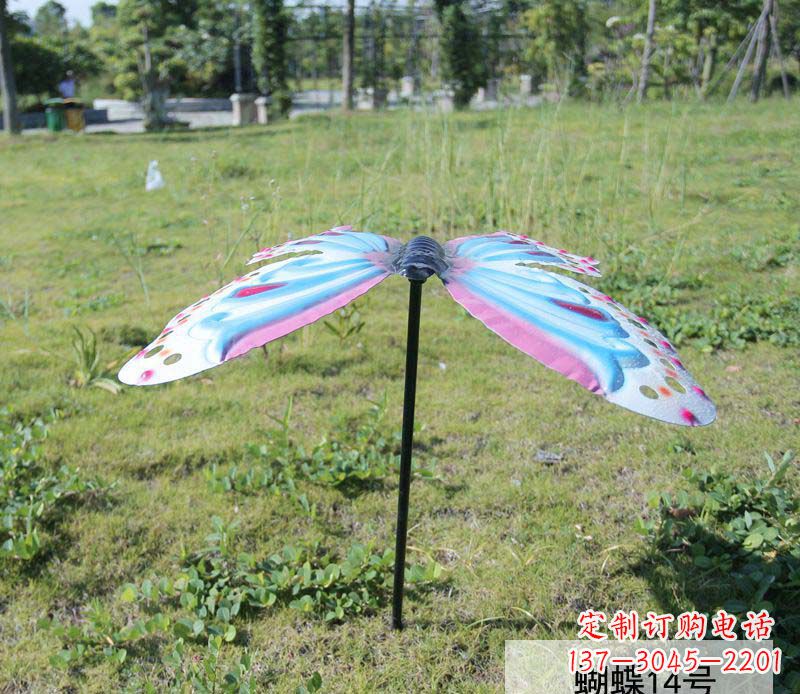 泸州不锈钢彩色蝴蝶雕塑艺术之美