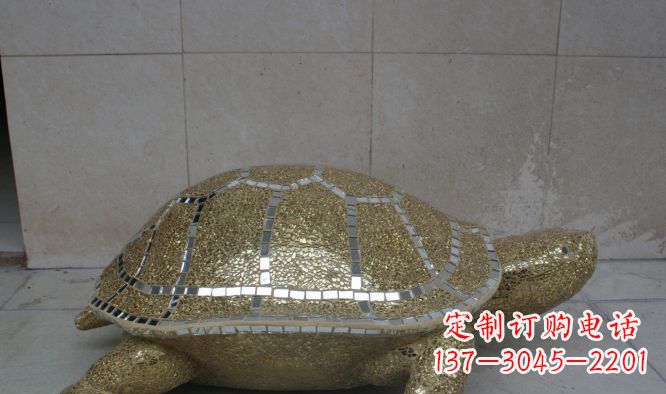 泸州不锈钢彩银乌龟公园景观雕塑艺术与自然的完美融合