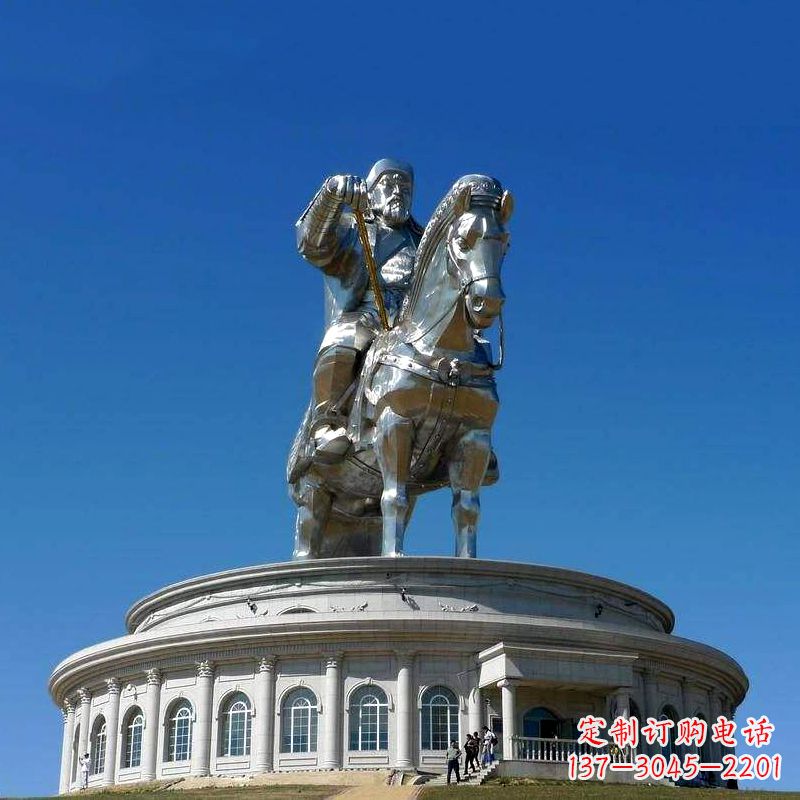泸州不锈钢成吉思汗雕塑——一座引人入胜的大型雕塑