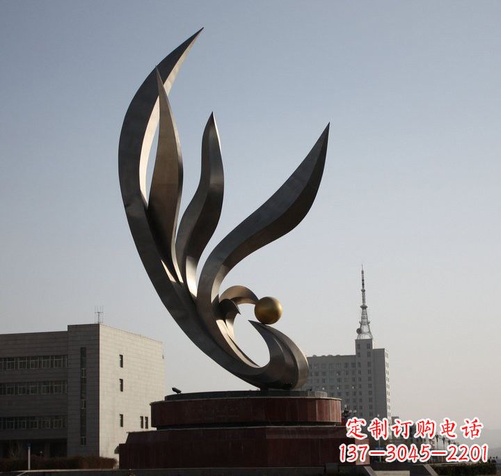 泸州不锈钢凤凰雕塑传承凤凰文化的艺术精品