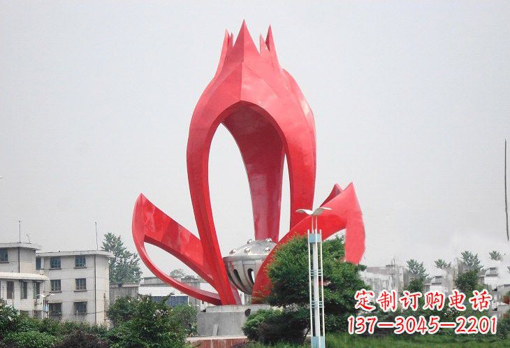 泸州不锈钢莲蓬雕塑——艺术的缩影