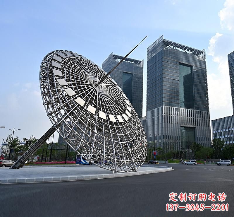 泸州不锈钢城市璀璨的摩天轮雕塑