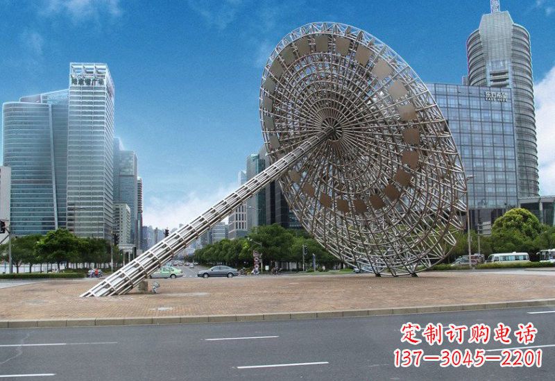 泸州不锈钢城市日晷雕塑——缔造城市新景观