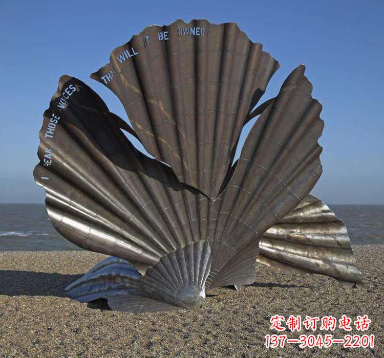 泸州不锈钢城市的扇贝雕塑——一座海洋文化的象征