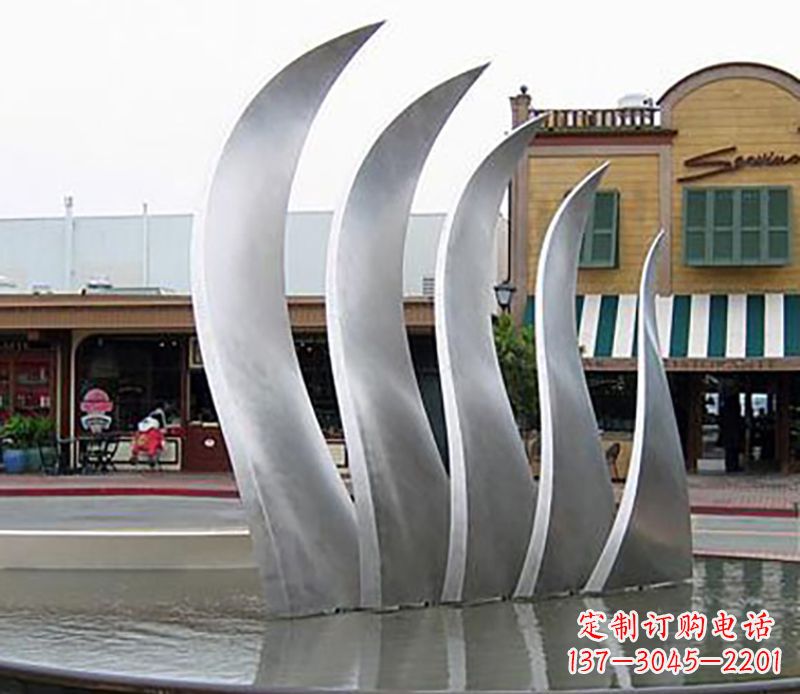 泸州不锈钢翅膀雕塑给空中带来力量与美丽