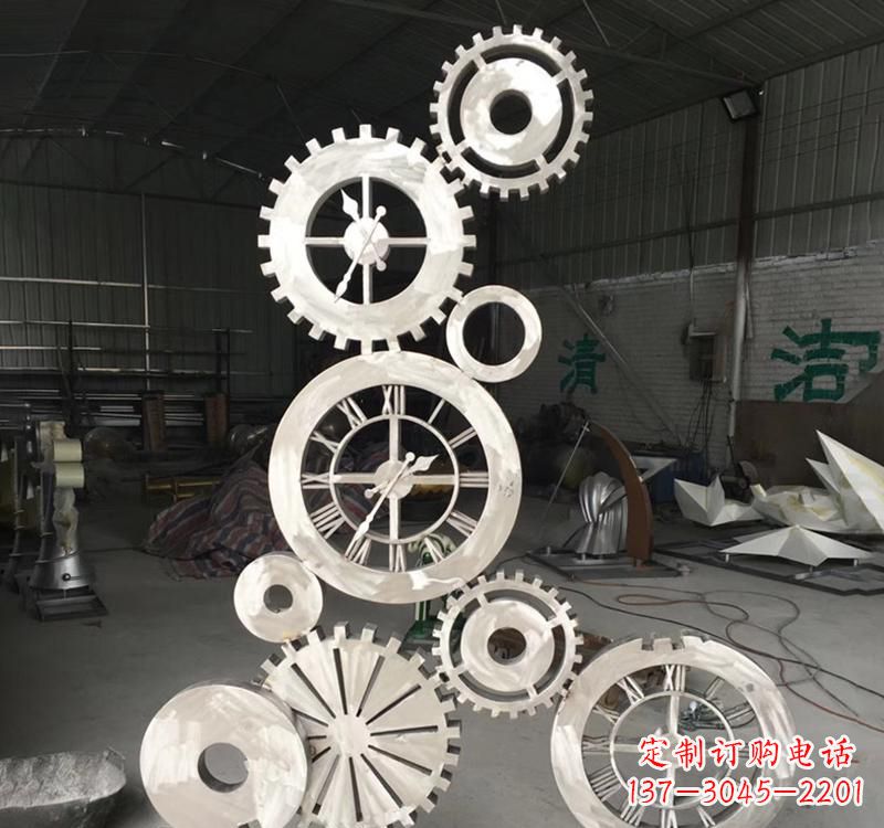 泸州齿轮雕塑精致细腻的艺术品