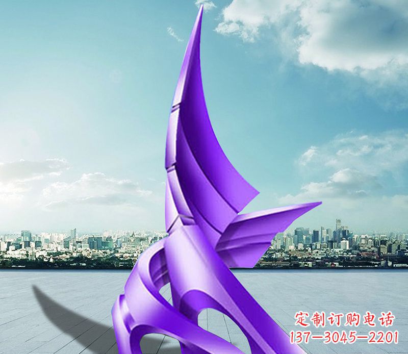 泸州不锈钢船帆雕塑静谧的海洋美景