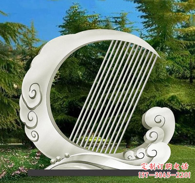 泸州精美的不锈钢月亮雕塑