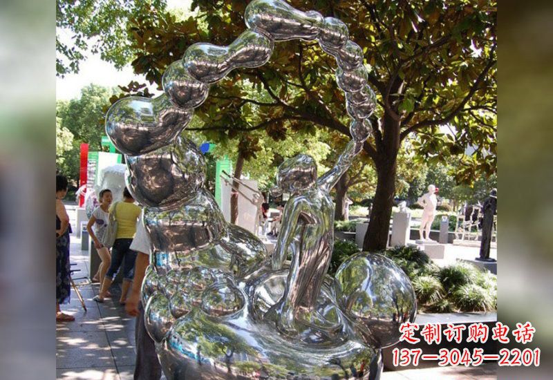 泸州精美不锈钢儿童雕塑