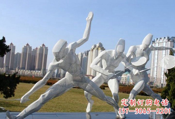 泸州精致不锈钢羽毛球雕塑