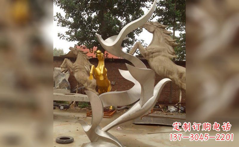 泸州不锈钢大雁雕塑