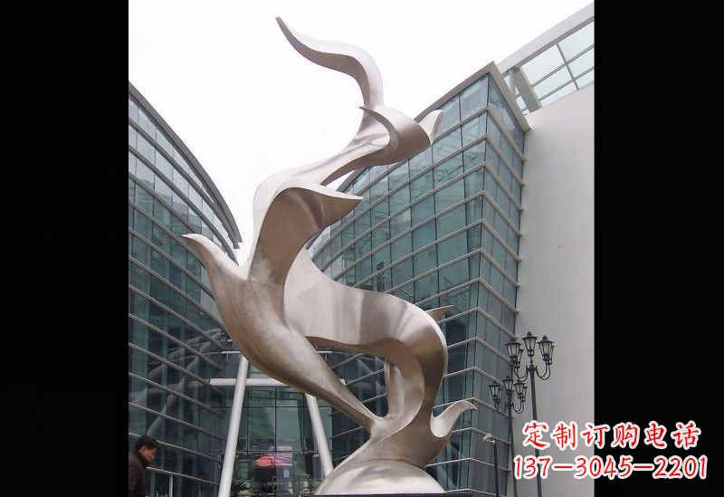 泸州精美的不锈钢大雁雕塑