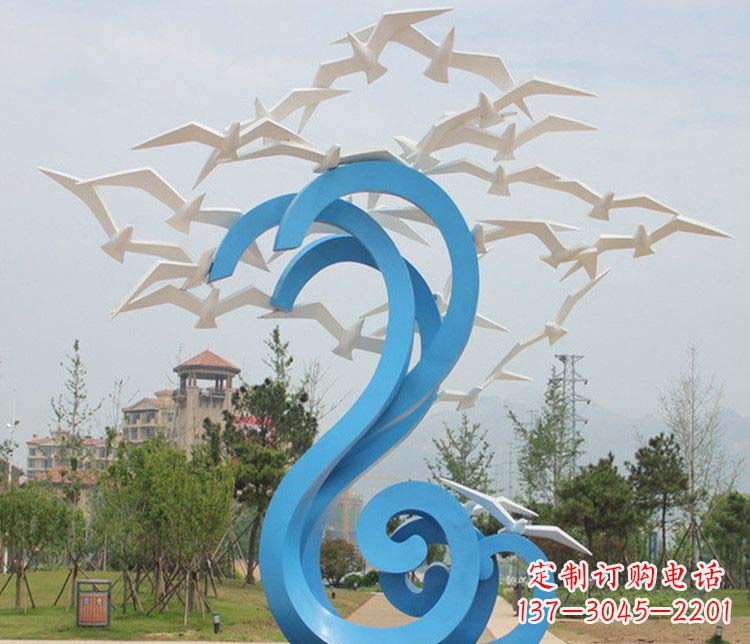 泸州不锈钢大雁雕塑传承传统文化的象征