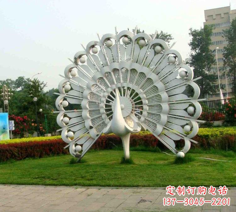 泸州不锈钢孔雀雕塑